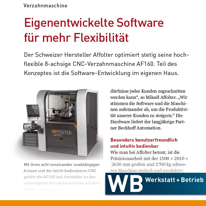 2024 affolter eigenentwickelte verzahnmaschine wb werkstatt betrieb