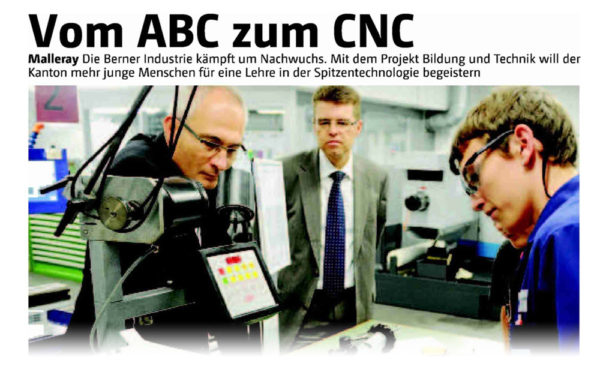 Vom ABC zum CNC - Bieler Tagblatt | 29.10.2013