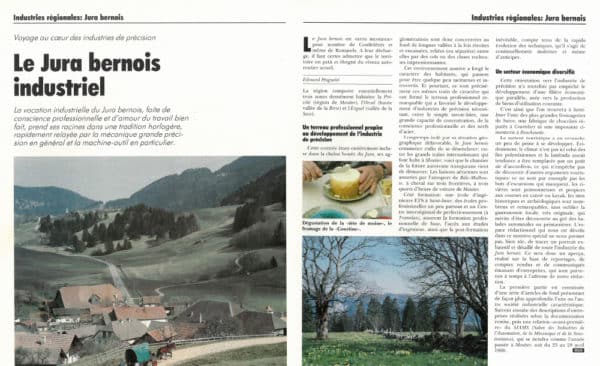 Le Jura bernois industriel - MSM, Marché Suisse des Machines | no8 - 1990