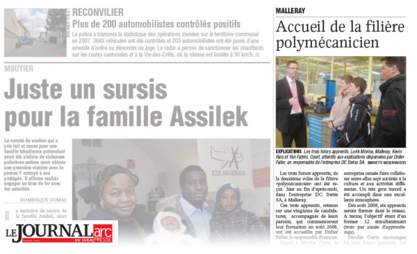 Accueil de le Filière POLYMÉCANICIEN | Journal du Jura - 11.04.2008